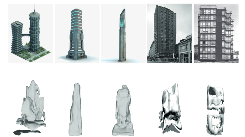 Limitations and Review of Geometric Deep Learning Algorithms for Monocular 3D Reconstruction in Architecture
